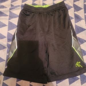 Boy's Black and Green Basketball Shorts